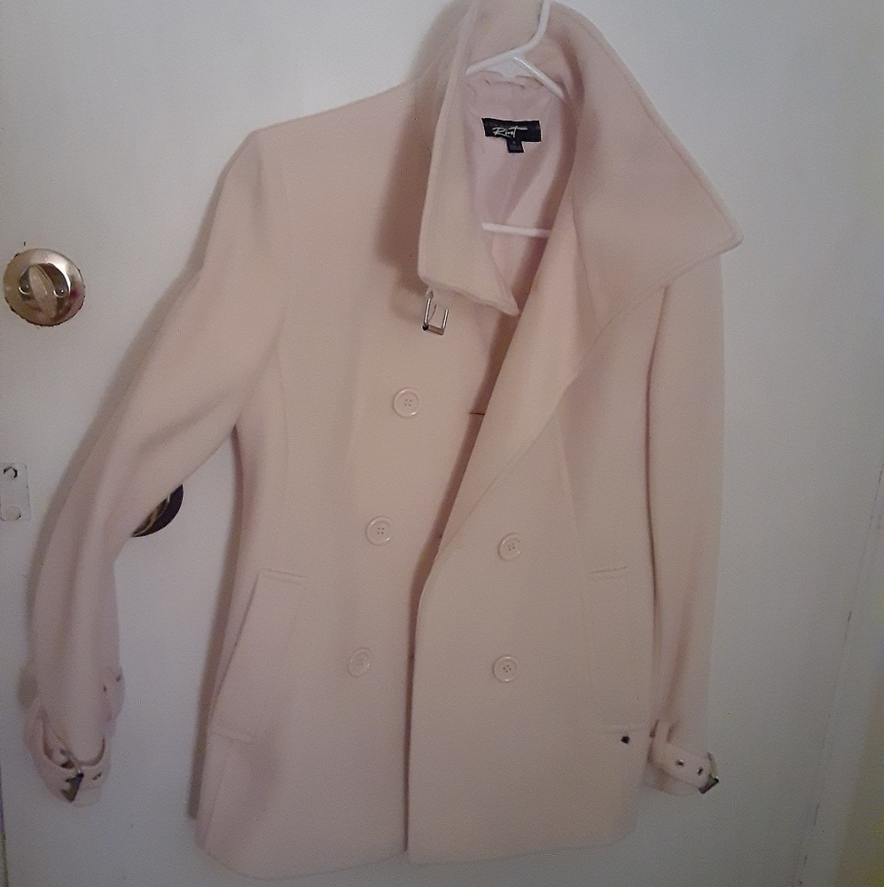 Beautiful cream wool peacoat. No tags, never worn.